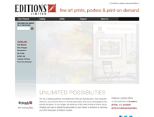 Tablet Screenshot of editionslimited.com